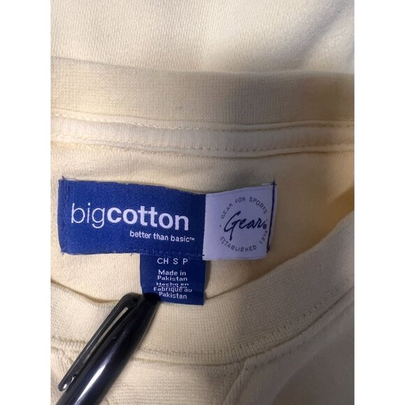 Big Cotton Gear Berkeley University Crewneck Sweatshirt Women S Cream Ivy Prep - Picture 5 of 9